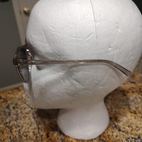 Cotton On Lorne Polarized Sunglasses Mens Gray Transparent Round Frame UV Cal 3 - Picture 5 of 14